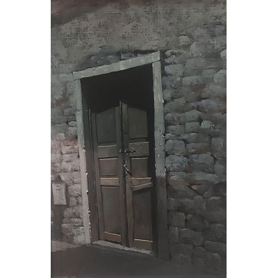 Andrijanić - vrata na kamenoj kući 001 Andrijanić - vrata na kamenoj kući 001
