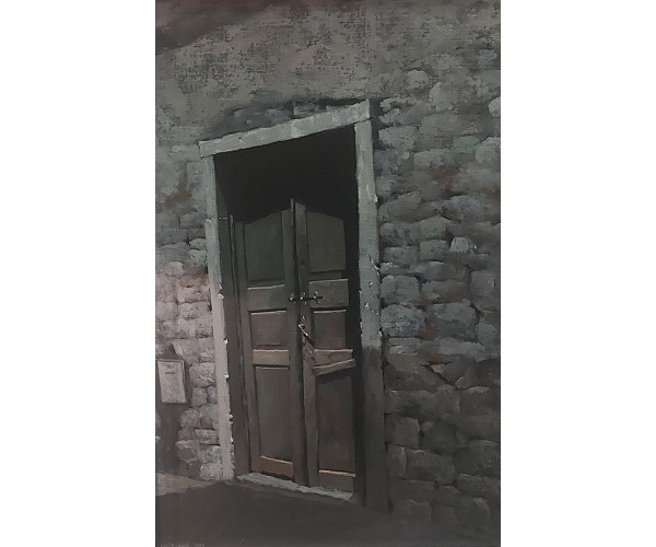 Andrijanić - vrata na kamenoj kući 001 Andrijanić - vrata na kamenoj kući 001